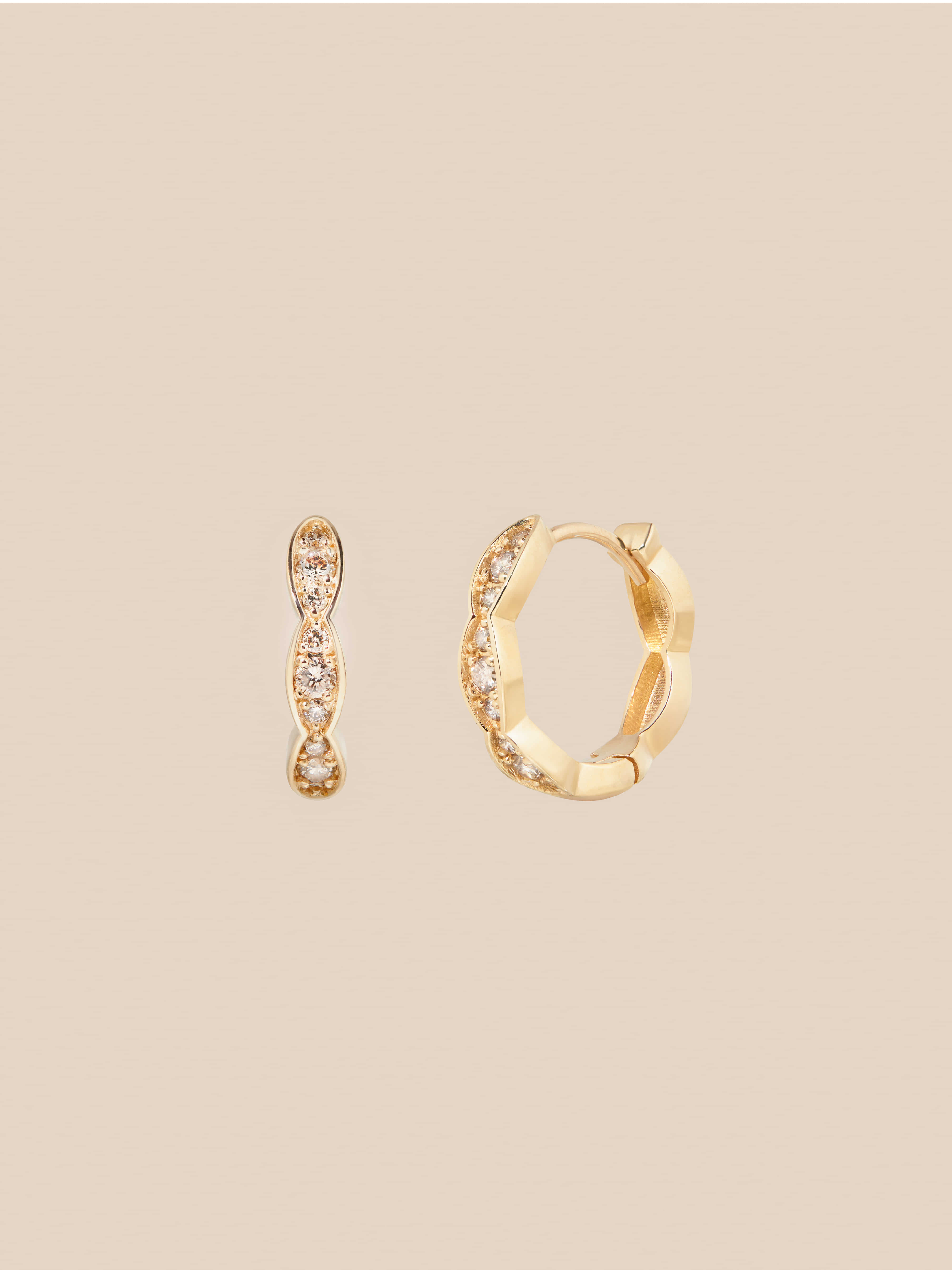 Anniversary Date Diamond Earring