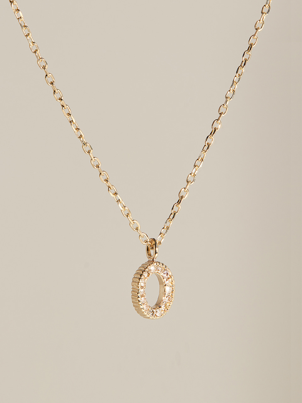 Rene Oval Diamond Necklace