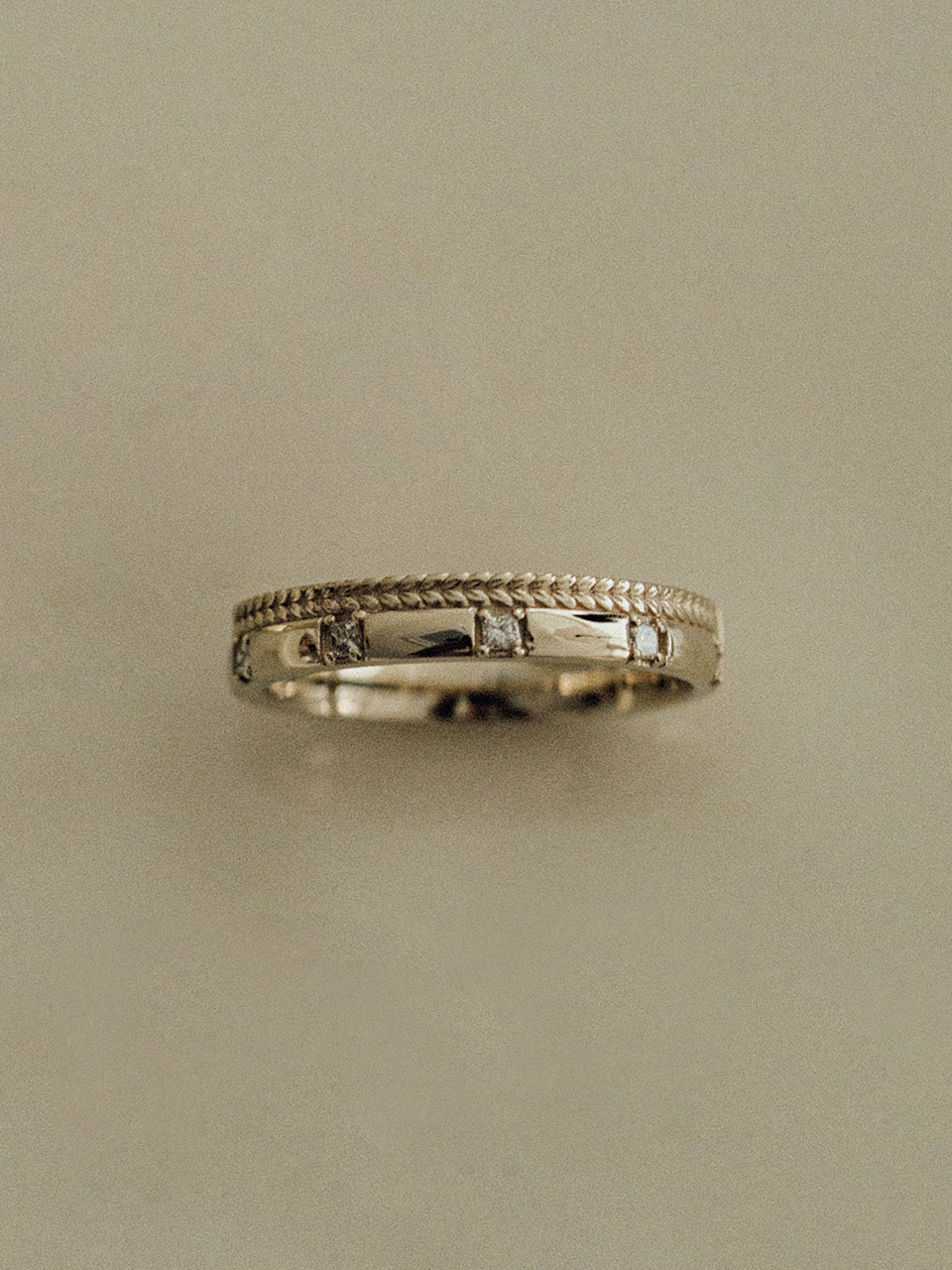 Promise Leaf Princess Cut Diamond Ring - Original