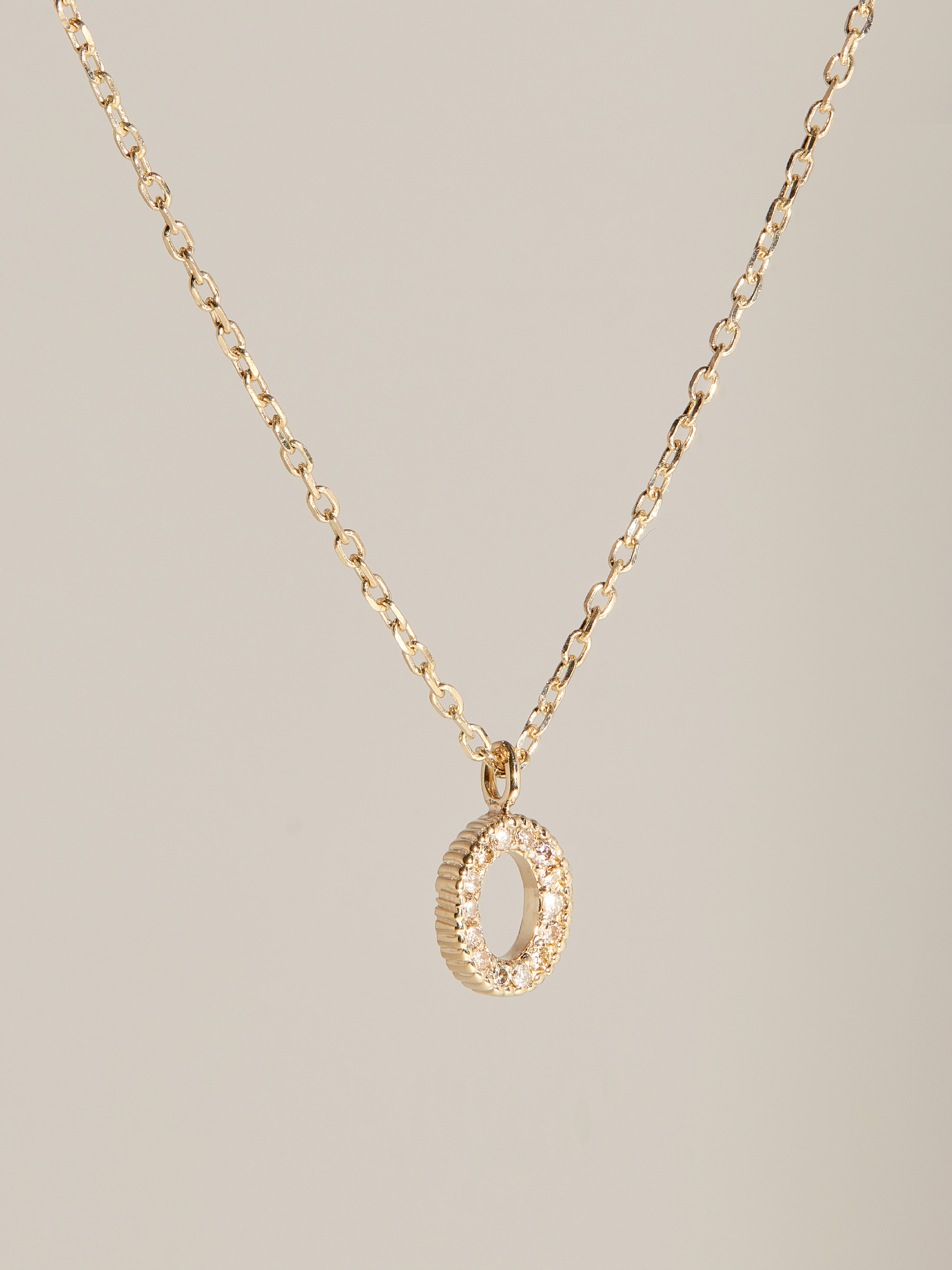 Rene Oval Diamond Necklace