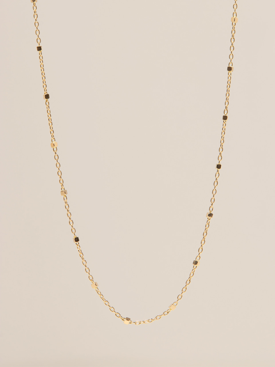 Squre Soft Layered Necklace